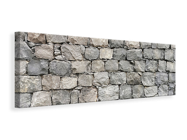Panorámás Vászonképek Gray stone wall
